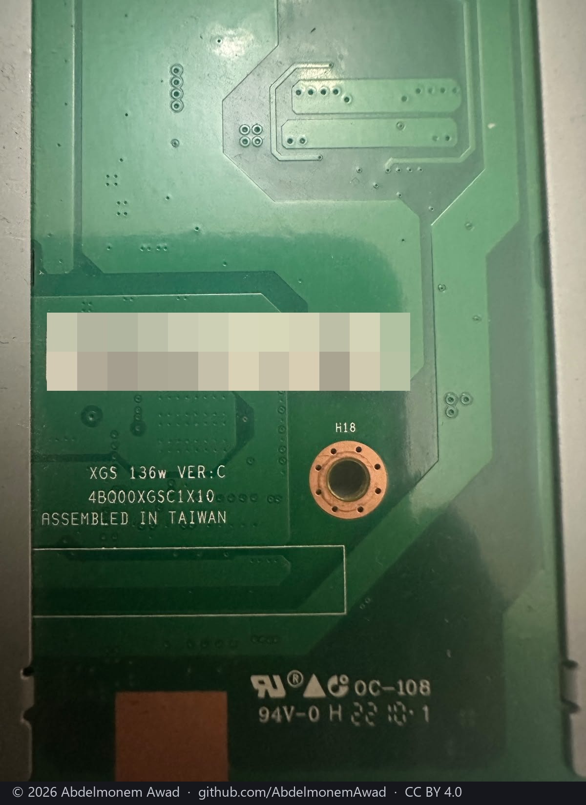 The assembly label