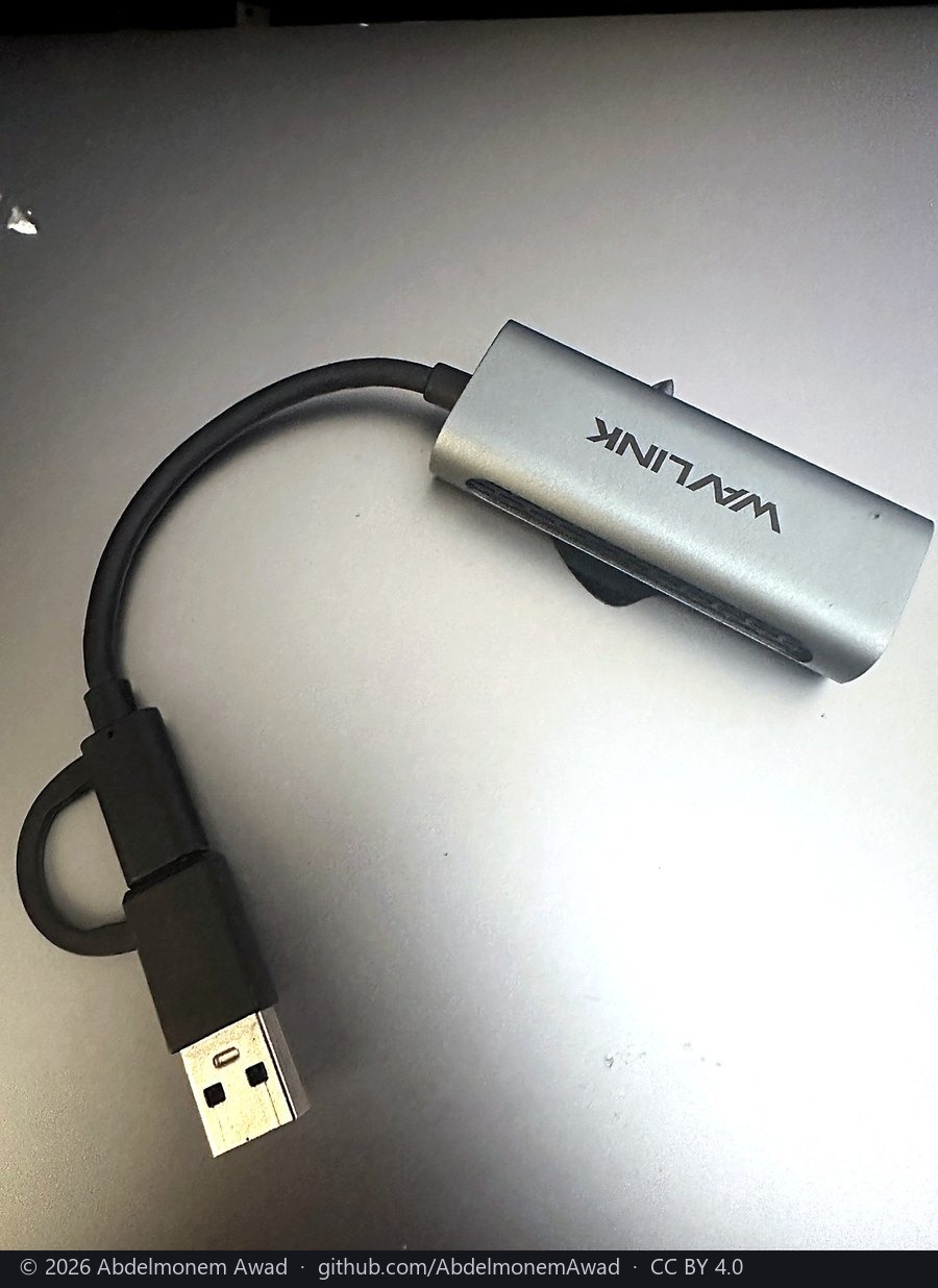 The WAVLINK WL-NWU330GCA USB to 2.5G Ethernet adapter
