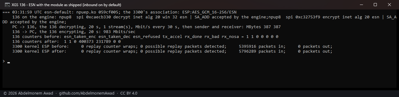 The build that ships: 387 and 983 Mbit/s